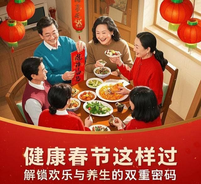 健康春节这样过丨解锁欢乐与养生的双重密码