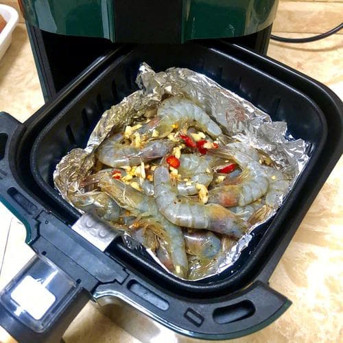 空气炸锅烤虾的多种方法：温度、时间及具体步骤详解