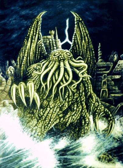 洛夫克拉夫特创造的克苏鲁神话：章鱼头邪神与恐怖奇幻体系