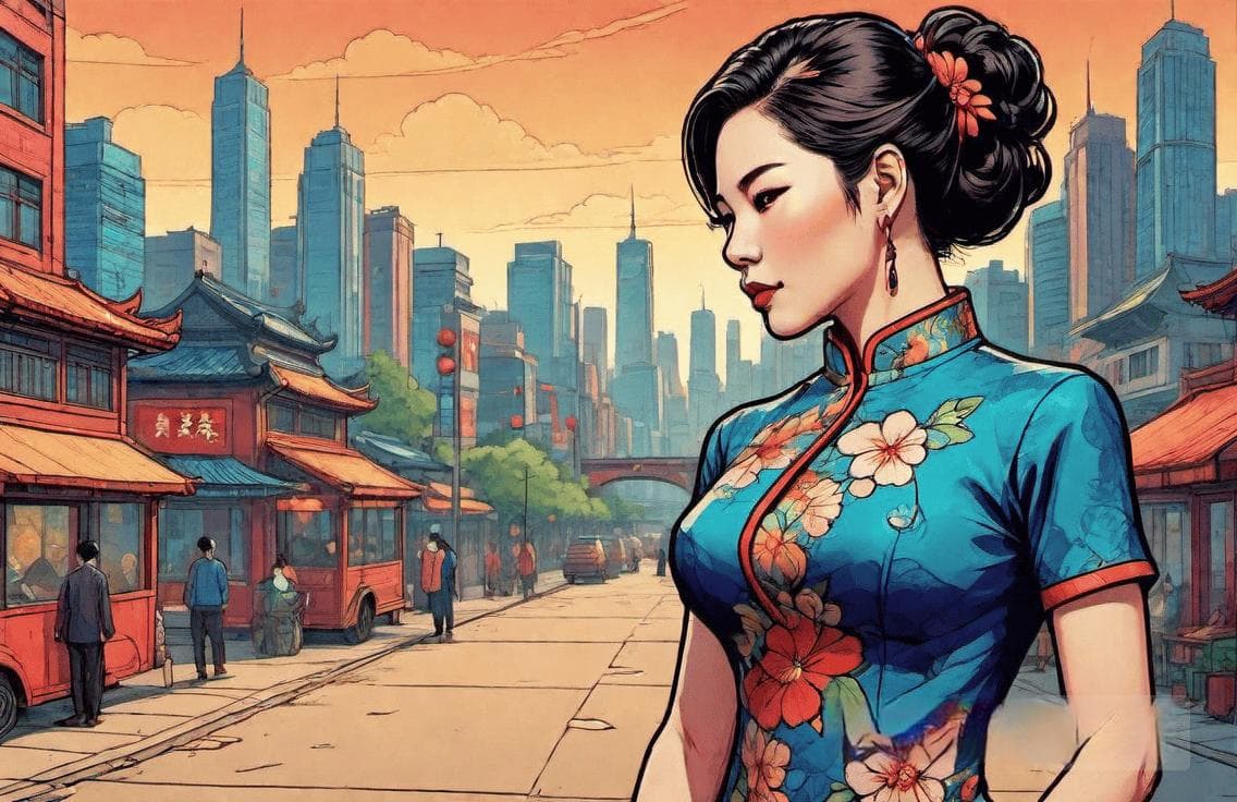 旗袍故事：东西方审美交汇点上的艺术瑰宝
