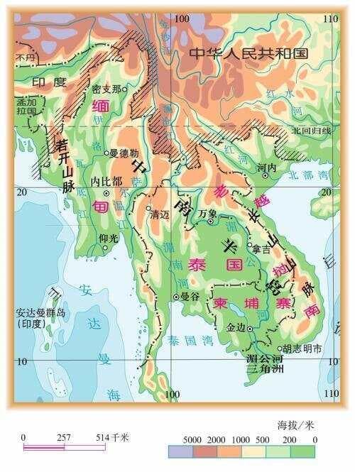 东南亚国家主要农业类型——亚洲水稻种植农业和种植园农业