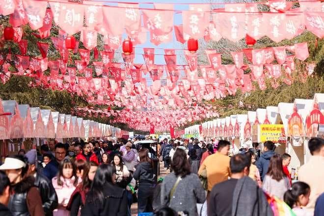 新春走基层｜日均超3万人次！昆明福保半岛新春民俗节引客来