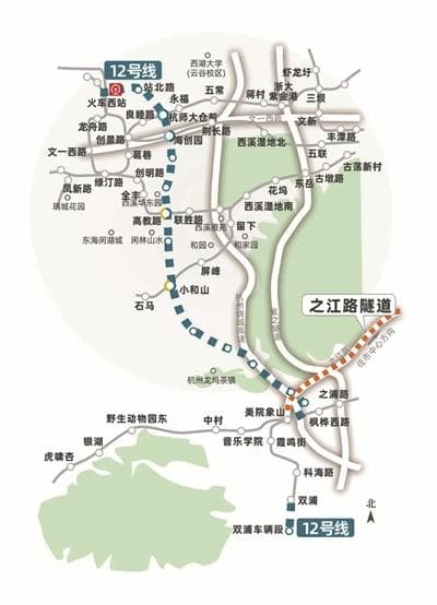 杭州地铁12号线建设提速，2027年建成投用
