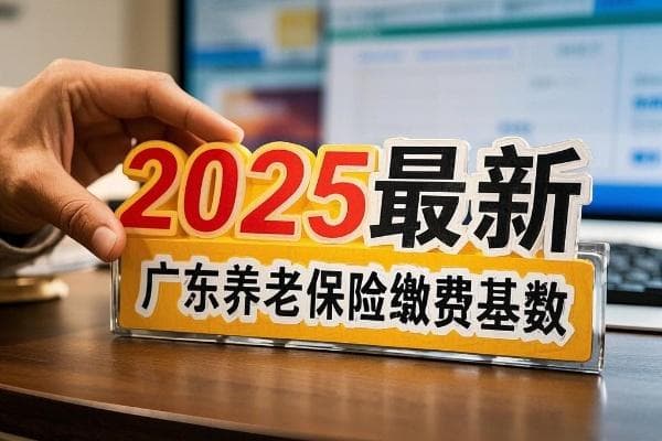 2025最新广东养老保险缴费基数，广东养老保险怎么查询缴费记录