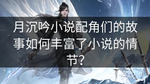 月沉吟小说配角们的故事如何丰富了小说的情节？