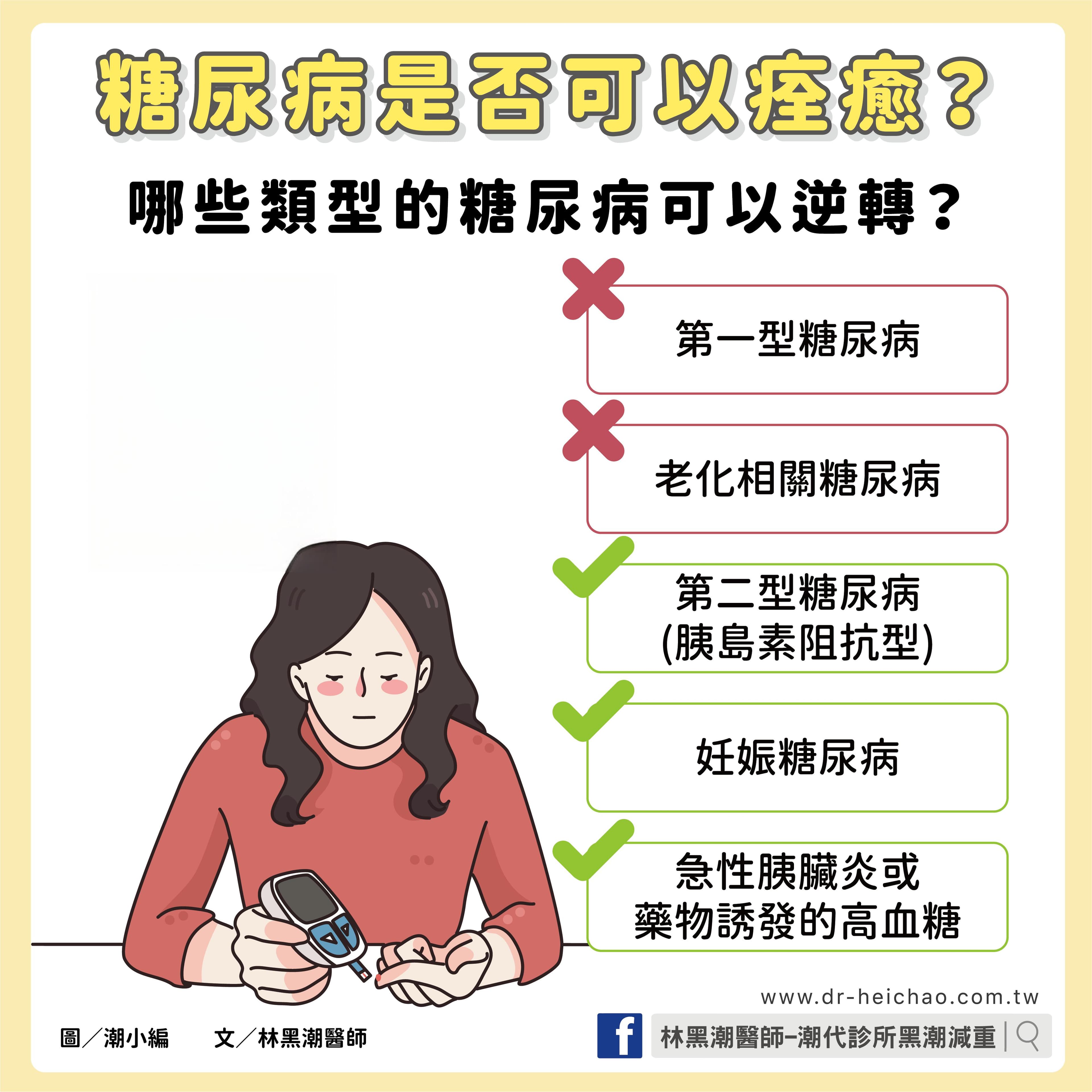 糖尿病是否可以痊癒？哪些類型的糖尿病可以逆轉？