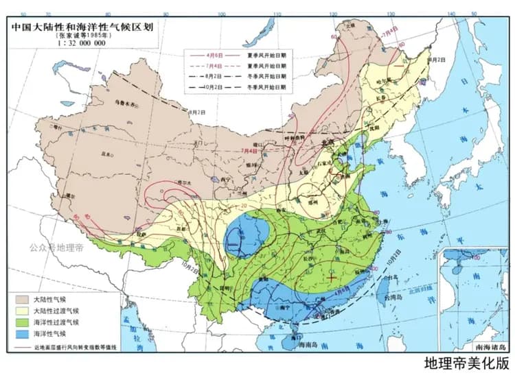 想不到吧！中国也有海洋性气候！