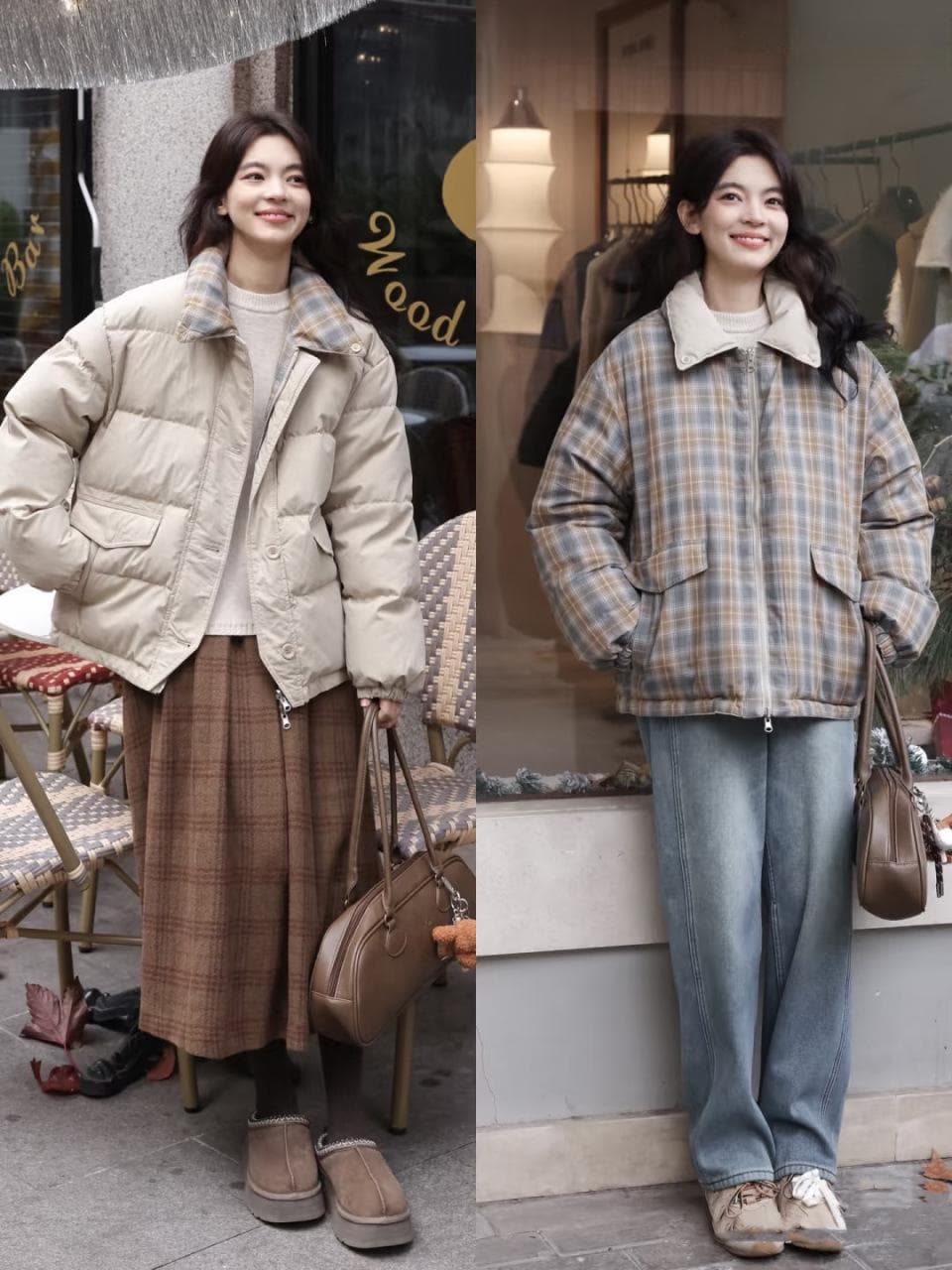 小个子女生的羽绒服穿搭指南：短款羽绒服如何穿出时尚感？