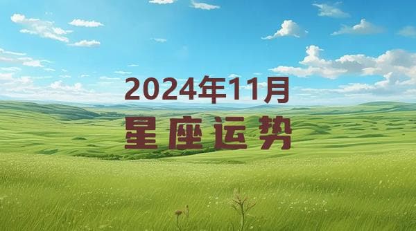 2024年12月十二星座运势详解