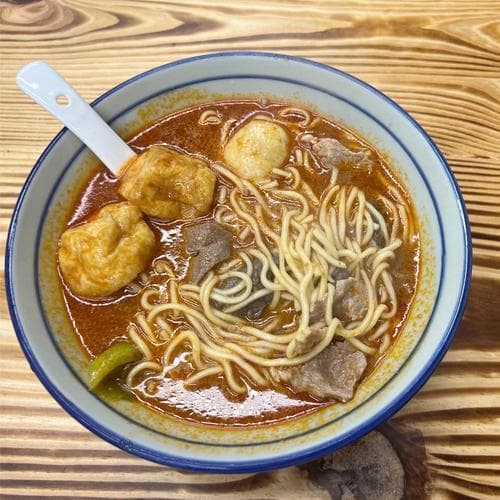 沙茶面图片大全，一道色香味俱佳的中华美食