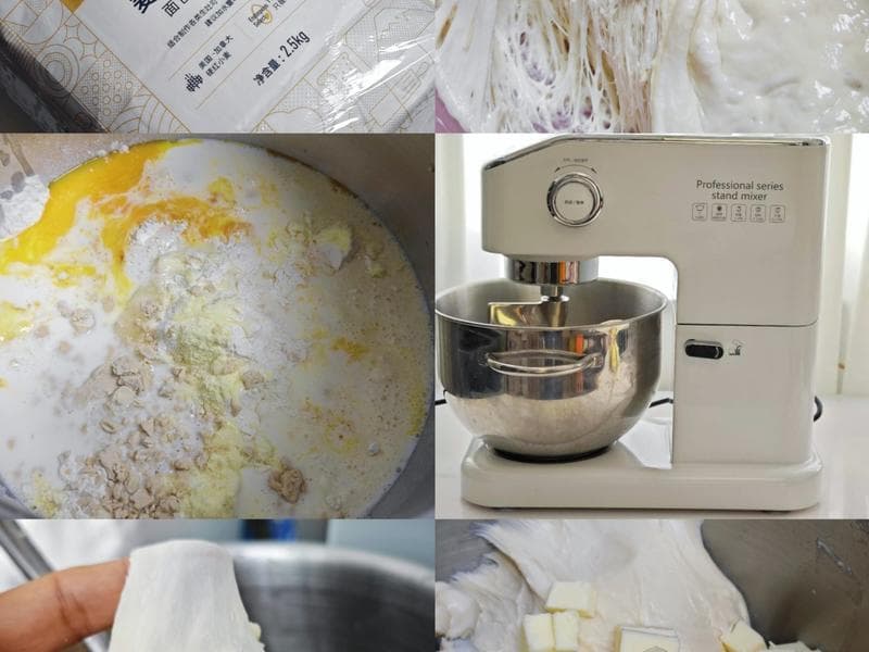 万能面团制作教程：一个面团解锁多种面包变化