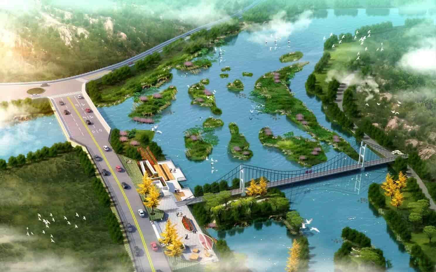 林州淇淅河湿地公园：太行山下可免费游览的鸟类天堂
