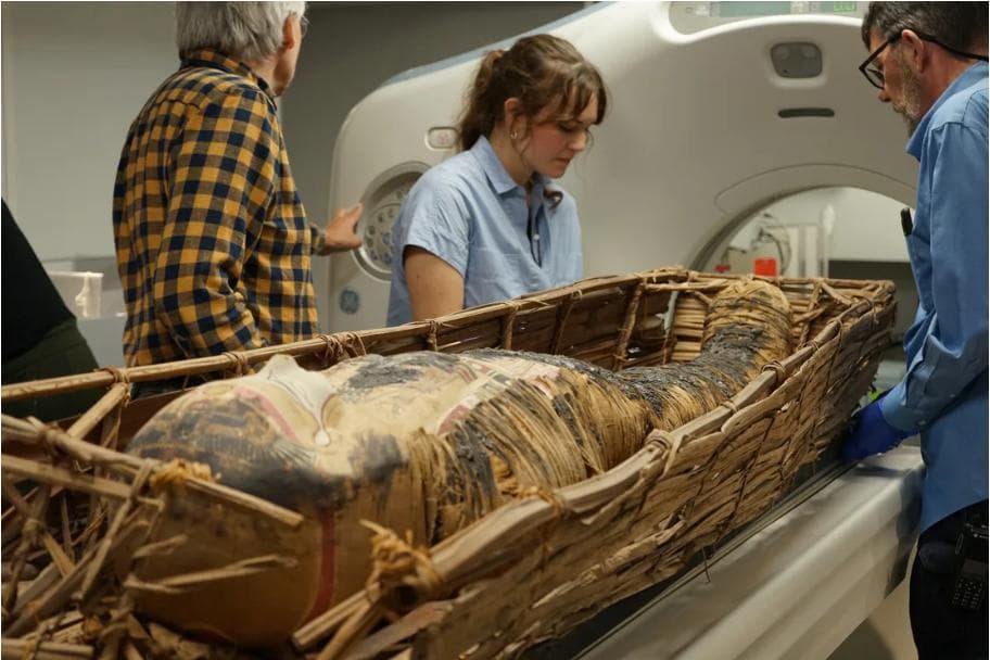 美国科学家用扫描仪研究埃及高地位女性的木乃伊，解开3000年谜团