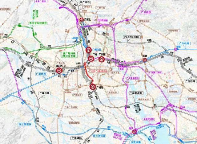 16公里的广南联络线，串联广州站和广州南站，推动广州高铁进城！