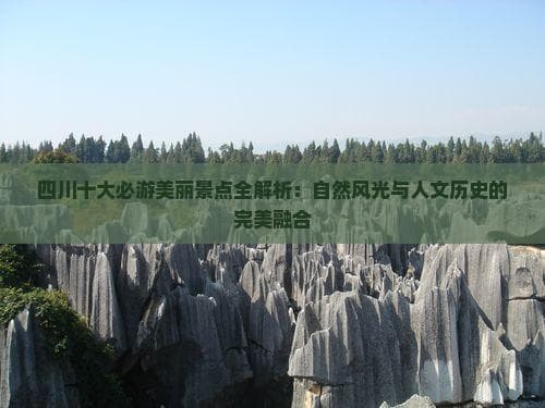 四川十大必游美丽景点全解析：自然风光与人文历史的完美融合