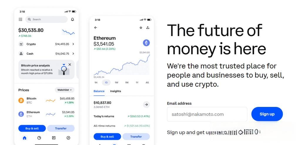 CoinBase介绍：美国最大加密货币交易所