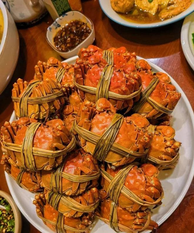 阳澄湖大闸蟹：江苏的一张美食名片