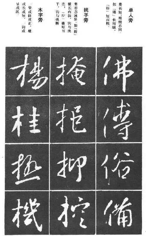 王羲之《圣教序》偏旁字集特训教程，收藏慢慢学！