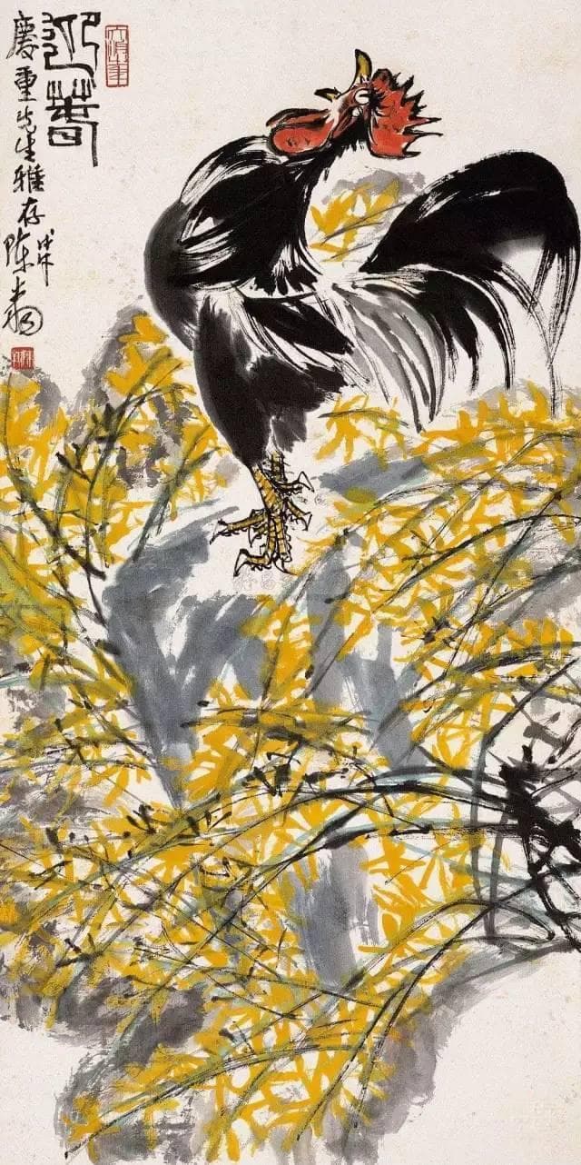 十大国画高手画鸡，大吉大利！