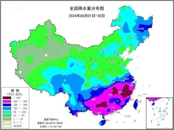 6月南方下了多少雨？大数据告诉你暴雨是否越来越多