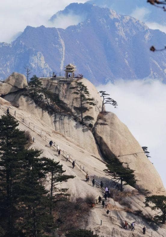 仙境华山：山巅之上的云海奇观