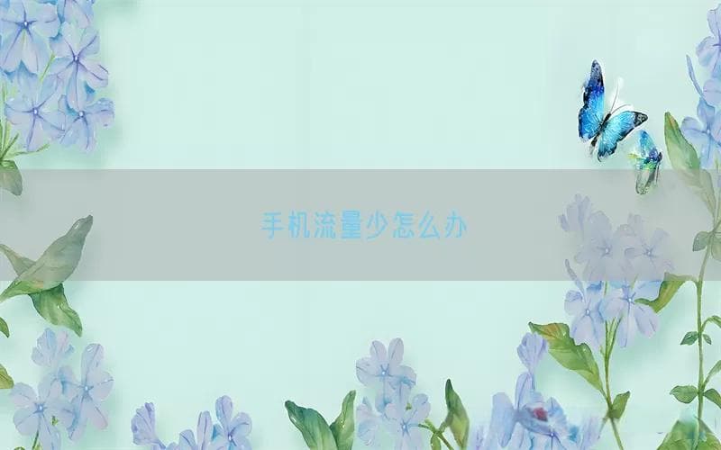 手机流量少怎么办？七大实用技巧帮你省流量