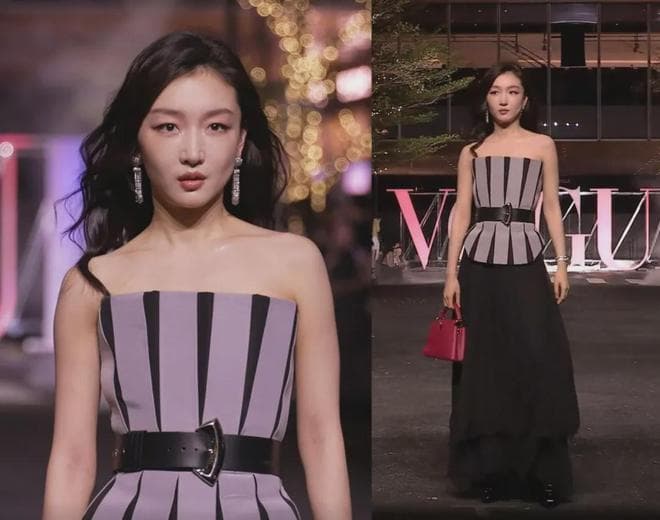 古力娜扎VOGUE盛典穿搭大赏：从优雅白玫瑰到吸血鬼女王