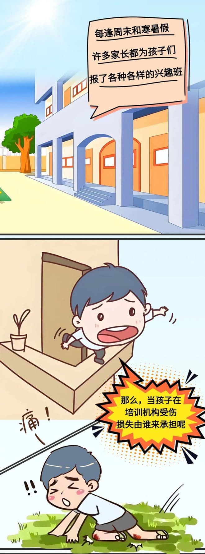 孩子在培训机构受伤，责任谁来担？
