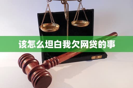 网贷逾期后的坦白指南：从时机选择到后续行动