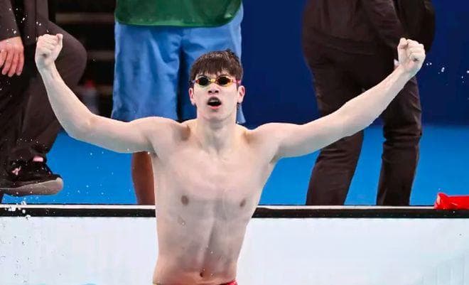 潘展乐46.40秒男子100米自由泳世界纪录，被国际泳联正式认证