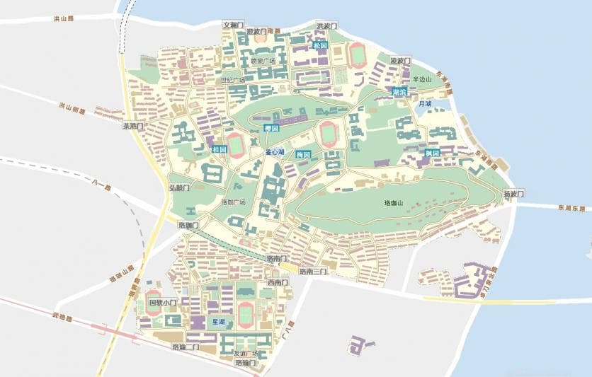 武汉大学：樱花盛开的最美校园