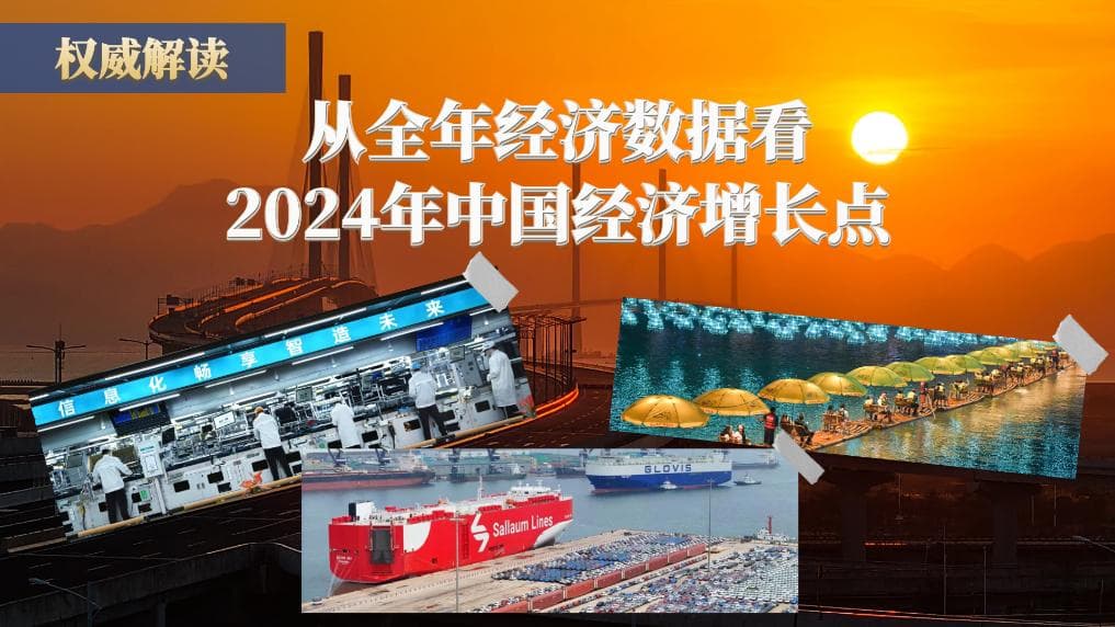 权威解读丨从全年经济数据看2024年中国经济增长点