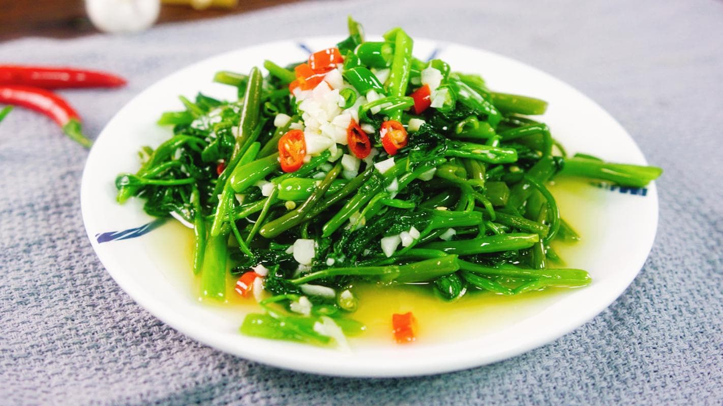 蒜蓉空心菜制作教程：简单几步做出美味家常菜