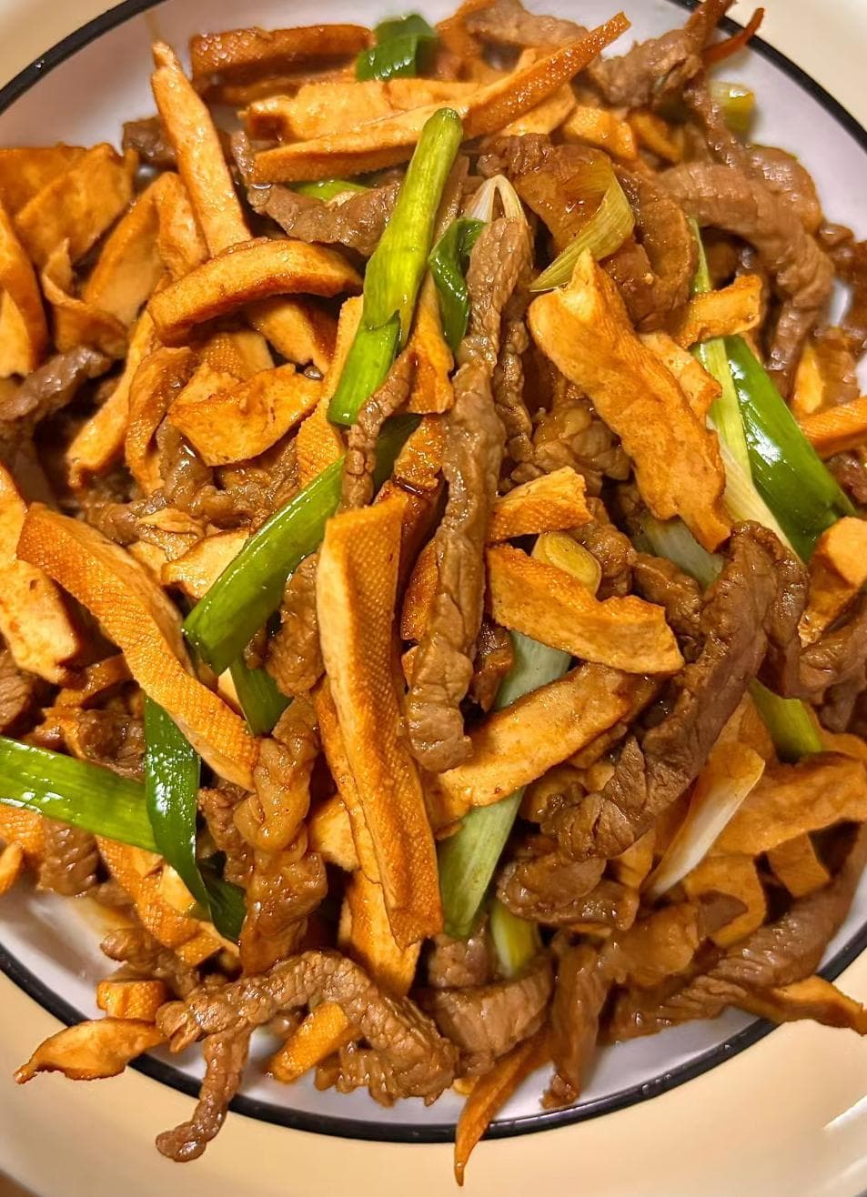 香干肉丝这么炒真的很好吃，超级下饭！