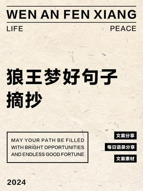 狼王梦你有哪些好词好句？狼王梦好词好句精选：感受文字的力量!