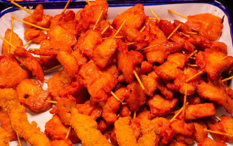 张红甫教你做牙签肉外酥里嫩一口一个停不下来