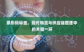 条形码标签，现代物流与供应链管理中的关键角色