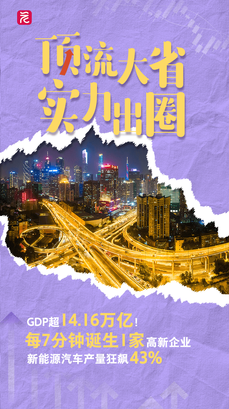 14万亿+人口双冠！六张图解码广东发展活力源