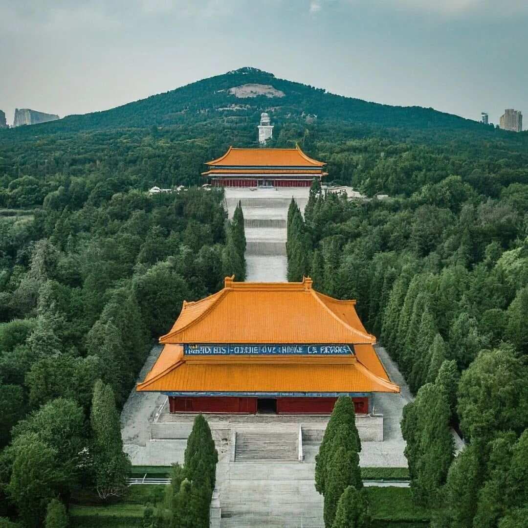 南京中山陵：一座融合现代与传统的纪念性建筑群