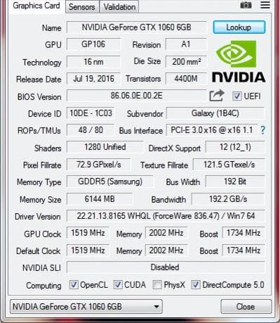 发布已9年，GTX 1060 6GB还能流畅运行主流游戏吗？测试出炉