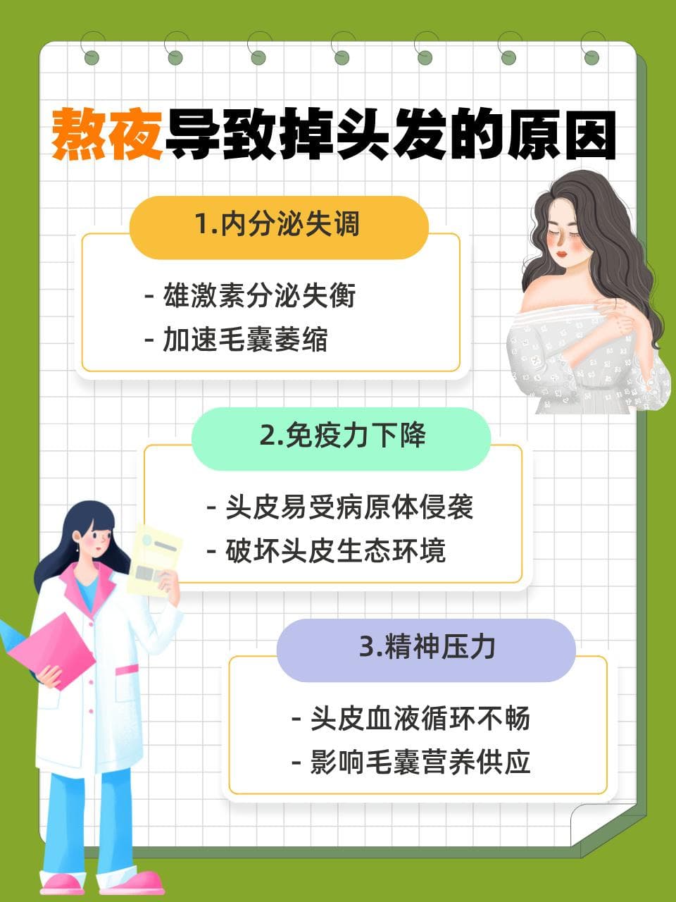 熬夜真会掉发？揭秘原因与防掉发秘诀