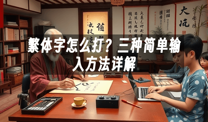繁体字怎么打？三种简单输入方法详解