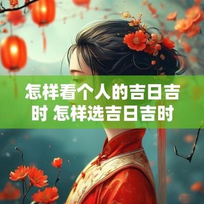 怎样看个人的吉日吉时 怎样选吉日吉时好入宅