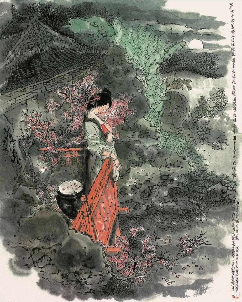 《红楼梦》里的“水流花谢”：美好时光的消逝与人生无常