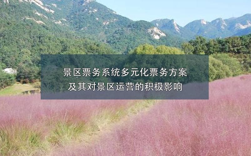 景区票务系统多元化票务方案及其对景区运营的积极影响