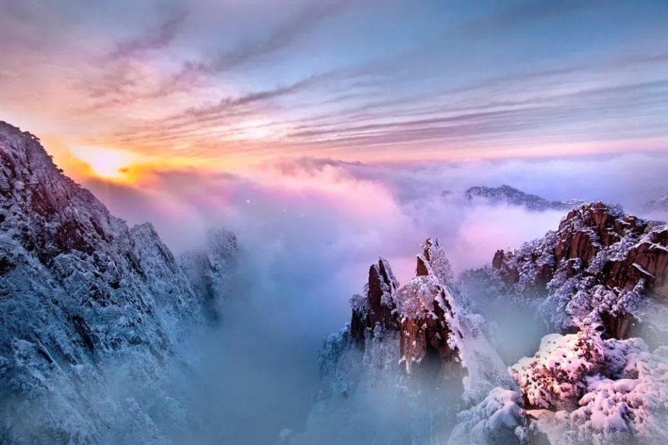 冬季来黄山 看美景如画
