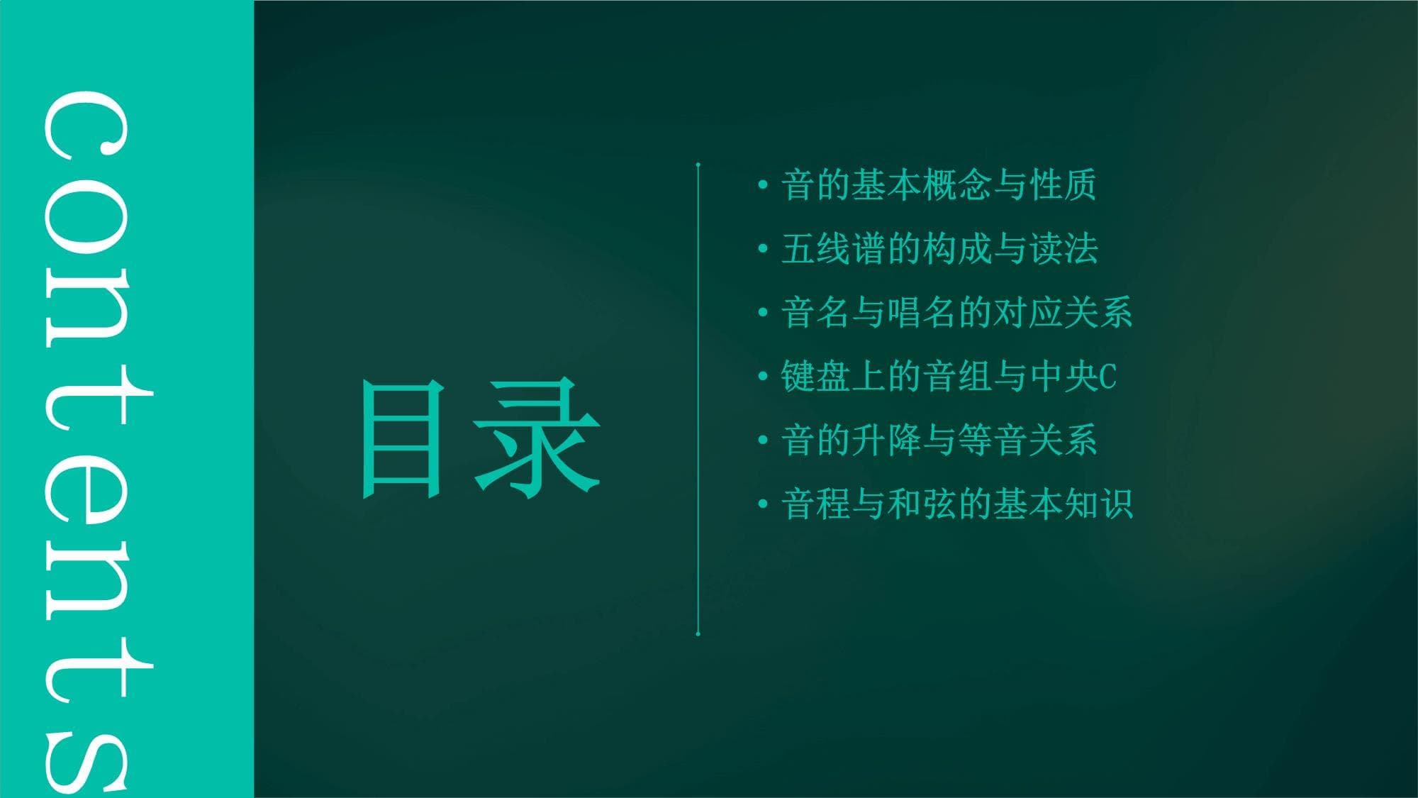 音、五线谱、音名唱名