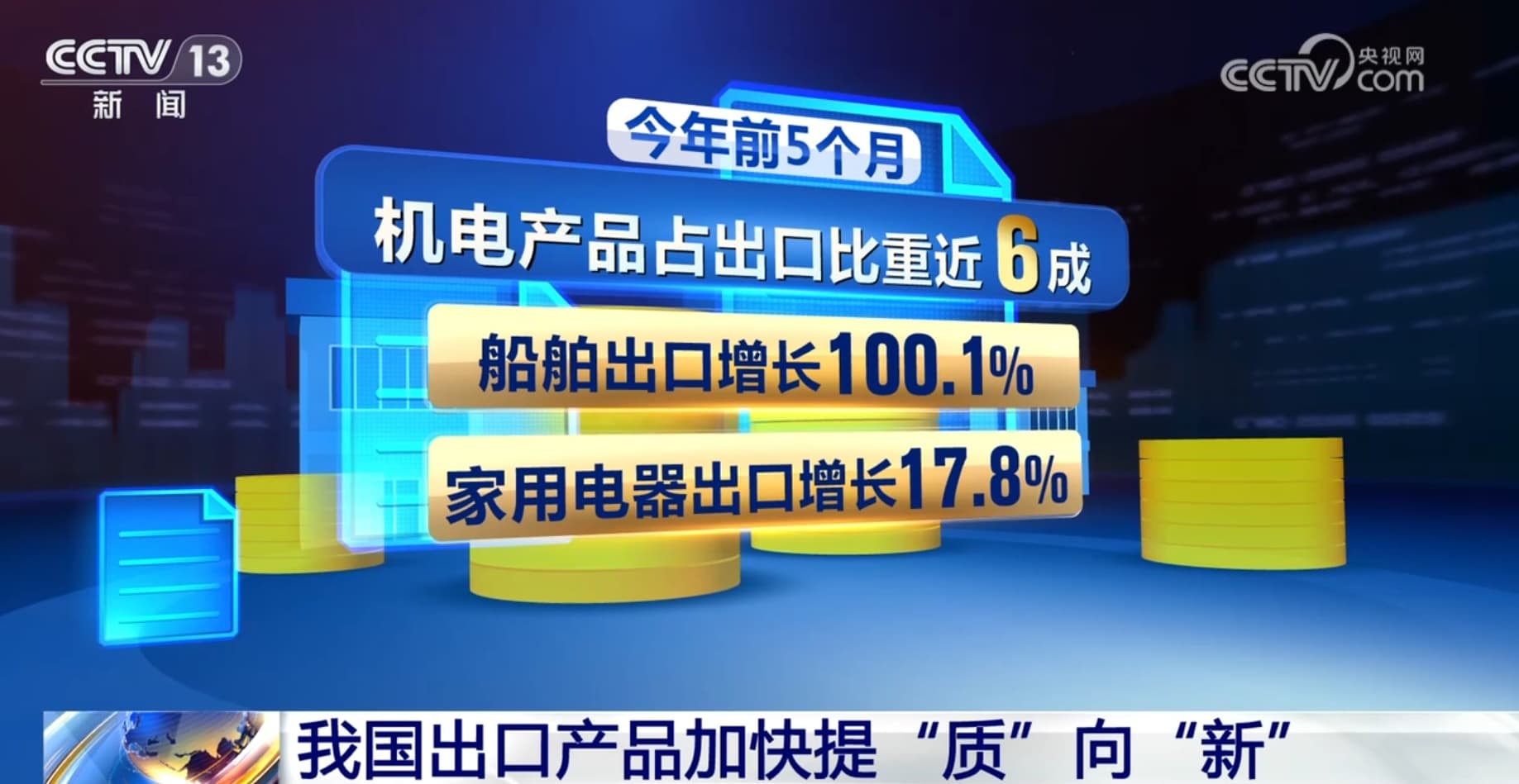 出口产品加快提“质”向“新” 中国外贸新优势正在形成