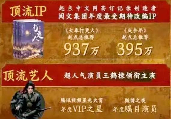 王鹤棣首部大男主剧开播，演技获原著作者认可