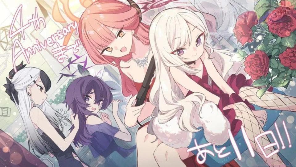 《蔚蓝档案》四周年秀“巨头范儿”：日本畅销榜夺冠，线下庆典超大排场